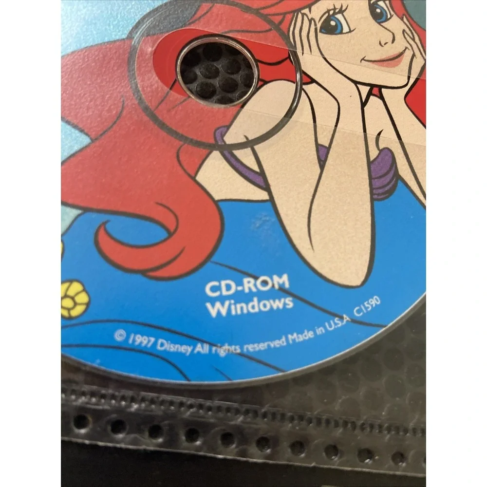 Disney's The Little Mermaid Print Studio PC CD-ROM 1997 Windows‎ 95, C1590